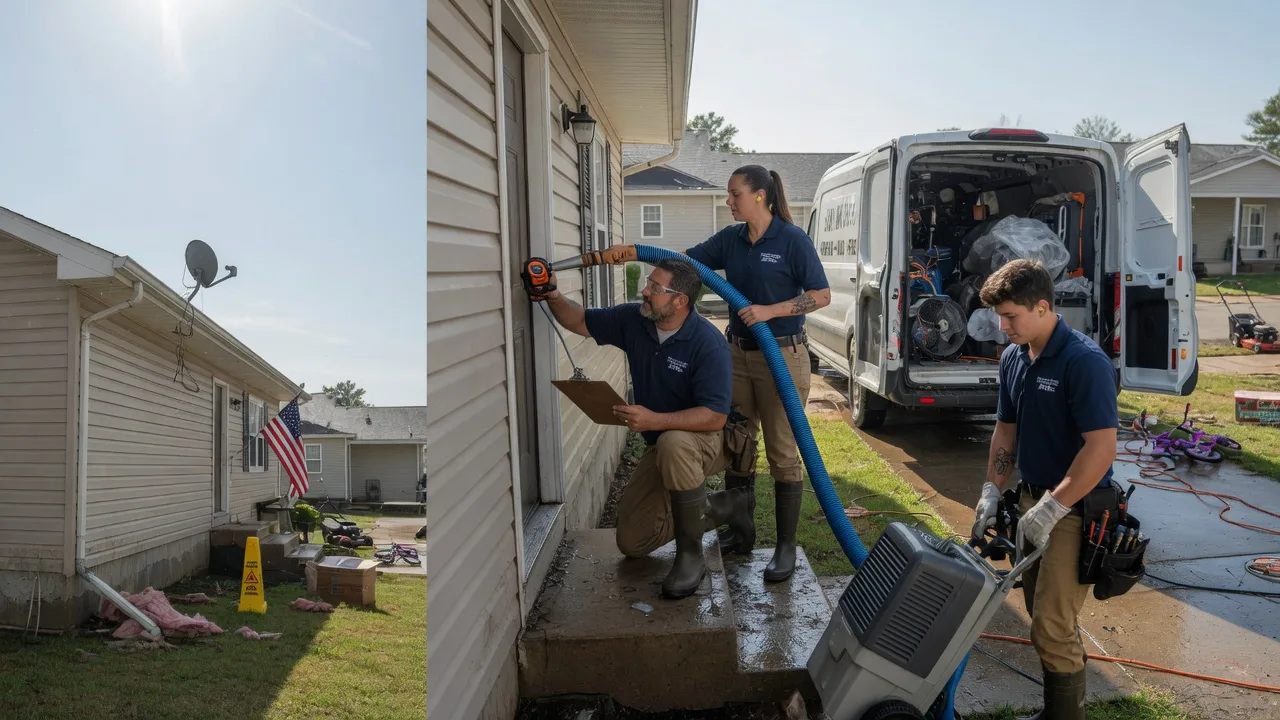 Ceiling Water Damage Restoration in New Liberty, KY near me